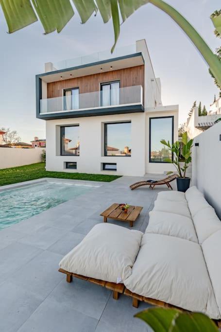Villa Con Piscina Privada Gelves Exterior foto